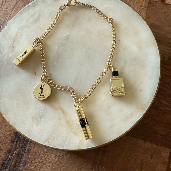 GWP YSL Beaute Gold Charm Bracelet - Picture 1 of 4